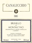Brunello_Canalicchio di Sopra 1985
